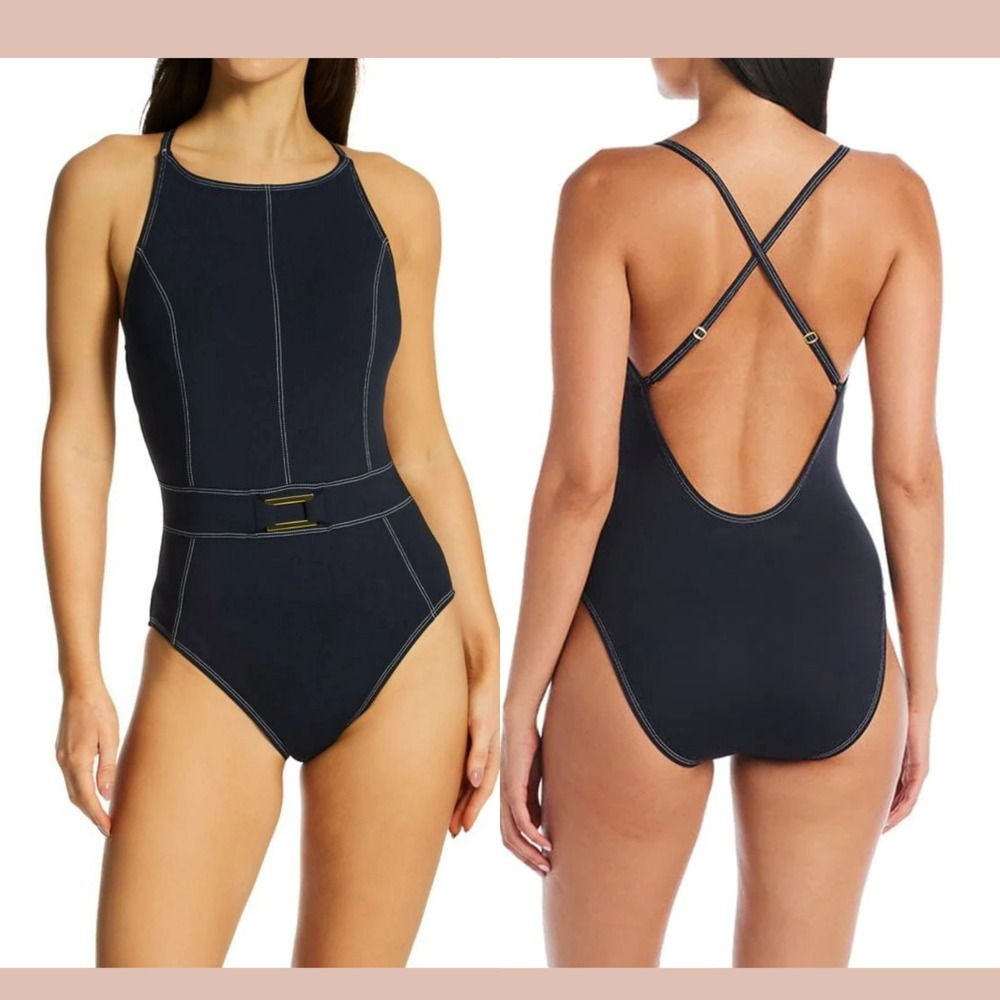 NWD Bleu Rod Beattie [ 4 ] A Fine Line Cross‎ Back Mio One Piece Swimsuit #7035